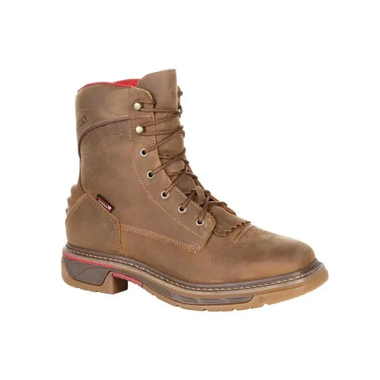 Men's heat - resistant work & safety boots for foundry jobsRocky Iron Skull Men's Waterproof Lacer Western Boot RKW0286