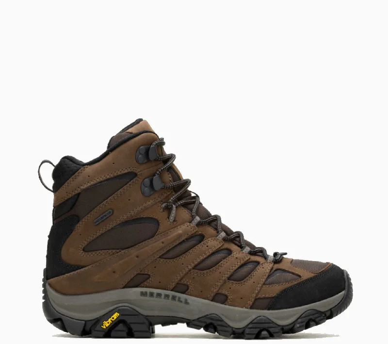 Men's work & safety boots with a durable rubber outsole for traction on rough terrainMerrell Men's Moab 3 Apex Mid Waterproof Hiking Boot