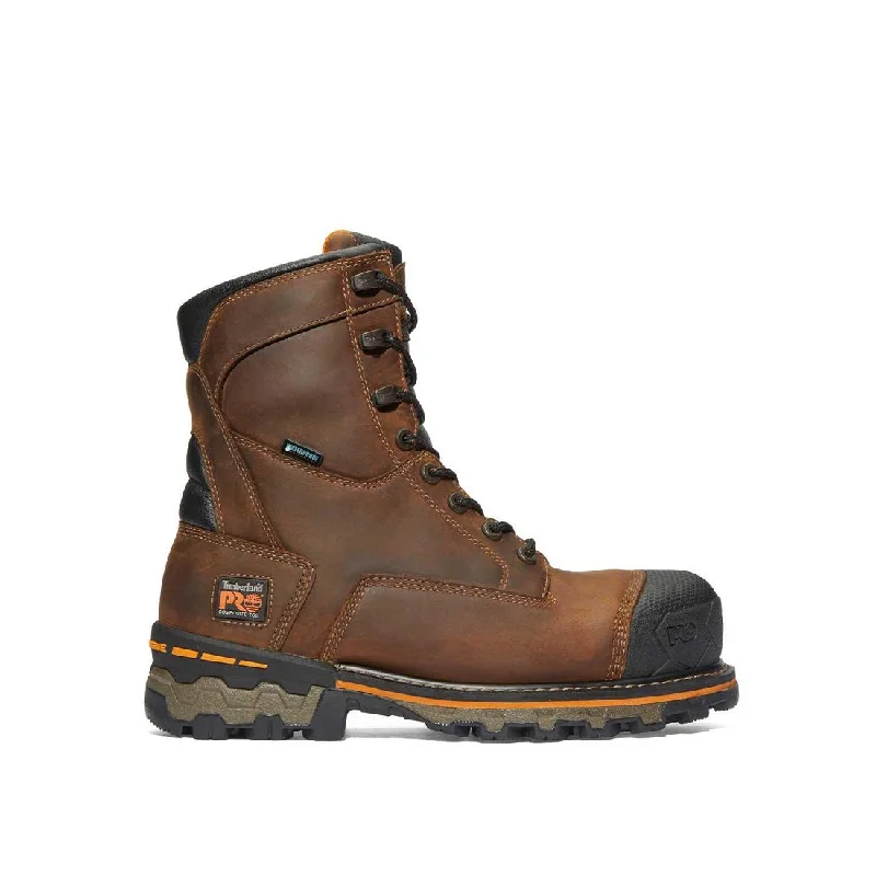 Men's carbon fiber toe work & safety boots for lightweight protectionBoondock 8 Inch Composite-Toe Work Boot Brown