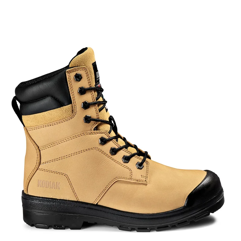 Men's work & safety boots with a cushioned midsole for comfortMen's Kodiak Wheat Greb 8" Work Boot 4TH3WT