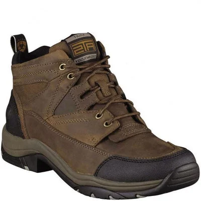 Men's water - repellent leather work & safety boots for outdoor workAriat Mens Terrain Work Boot 10002182