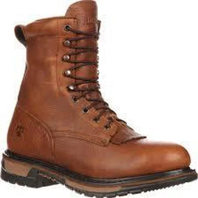 Men's work & safety boots with a cushioned midsole for comfortRocky Original Ride Lacer Waterproof Western Boots 2723