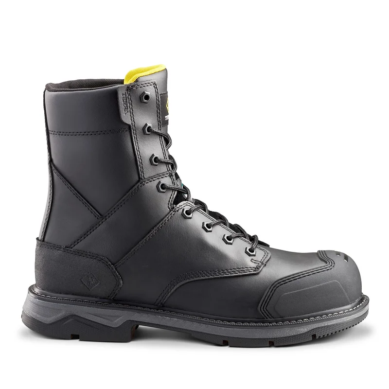 Men's heat - resistant work & safety boots for foundry jobsMen's Terra Black Patton 8" Work Boot 4NS5BK