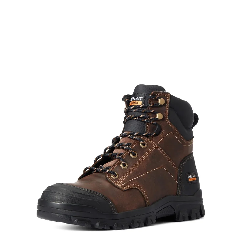 Men's work & safety boots with a breathable waterproof membrane like Gore - TexTreadfast 6 inch Soft-Toe Boot Distressed Brown