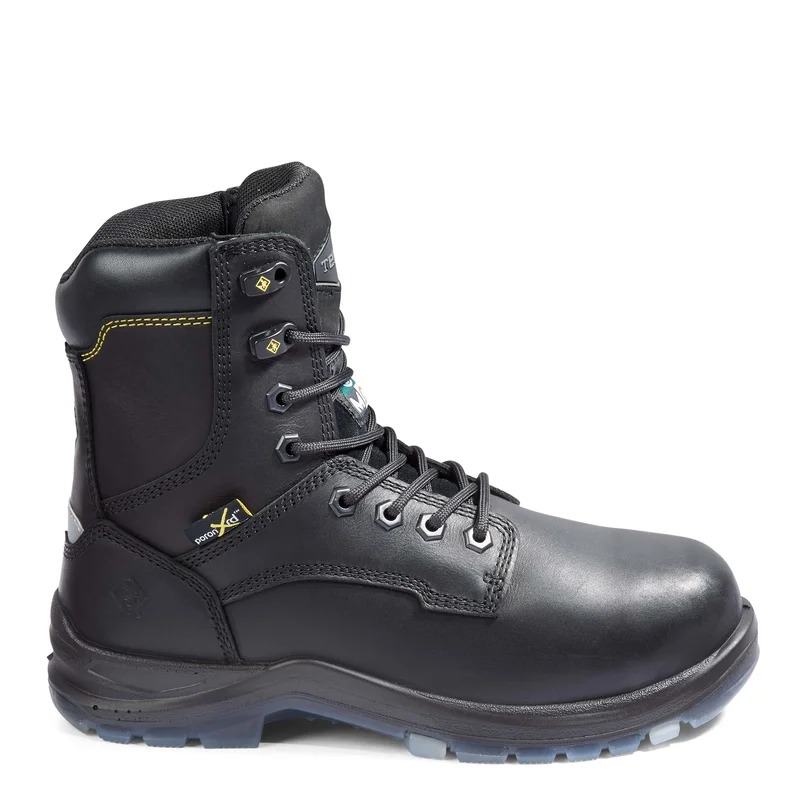 Men's electrical - hazard resistant work & safety boots with composite toeWomen's Terra Black Brenn 8" Work Boot with Internal Met Guard 4NRDBK