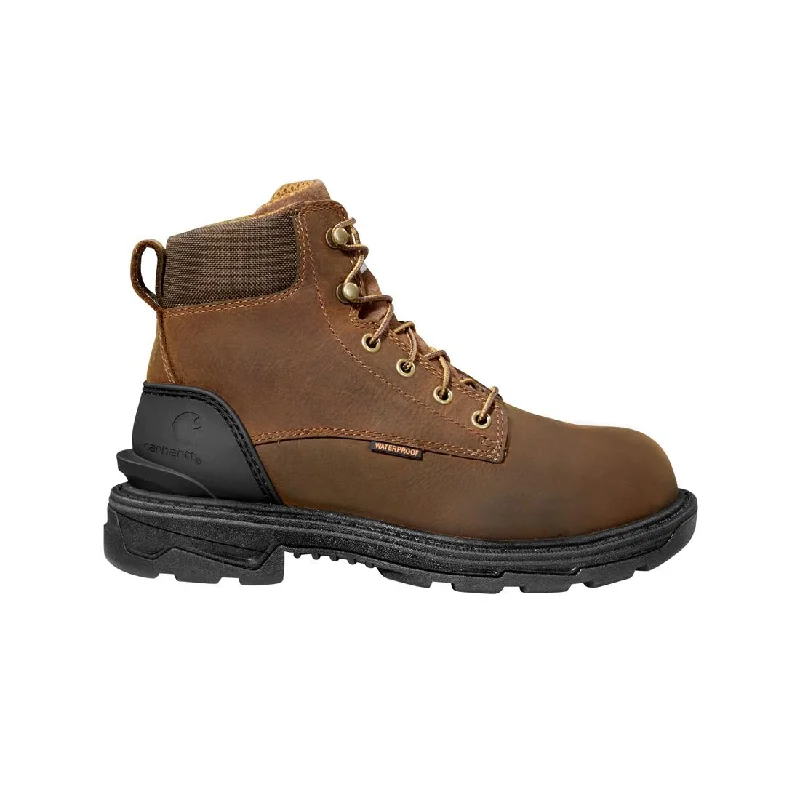 Men's work & safety boots with a quick - lace system for easy on and off6" Women's Ironwood Waterproof Soft Toe Boot Brown