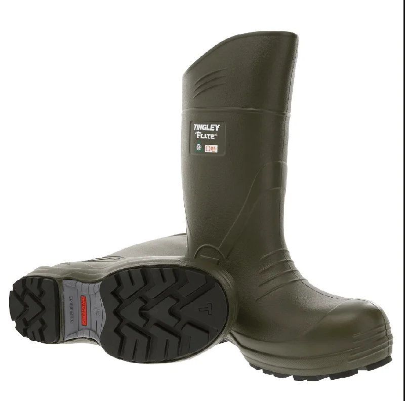 Men's chemical - resistant work & safety boots for laboratory useTingley Flite CSA Ultra Lightweight Green Rubber Boot 27352