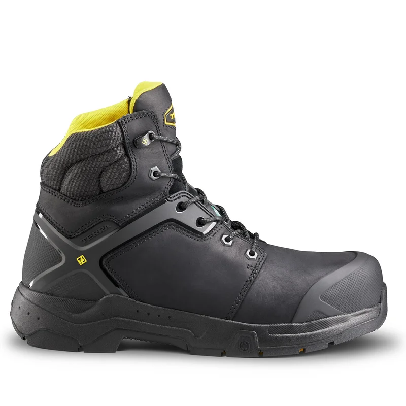 Men's heat - resistant work & safety boots for foundry jobsMen's Terra Black Carbine 6" Waterproof Work Boot 8395BK