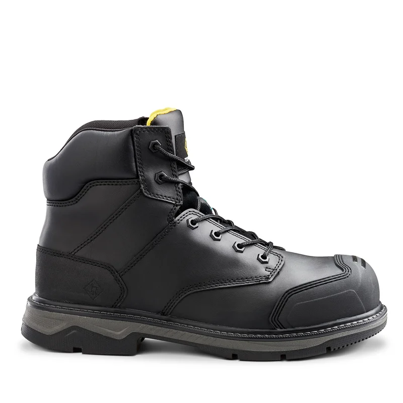 Men's work & safety boots with a cushioned midsole for comfortMen's Terra Black Patton 6" Work Boot 4NS6BK