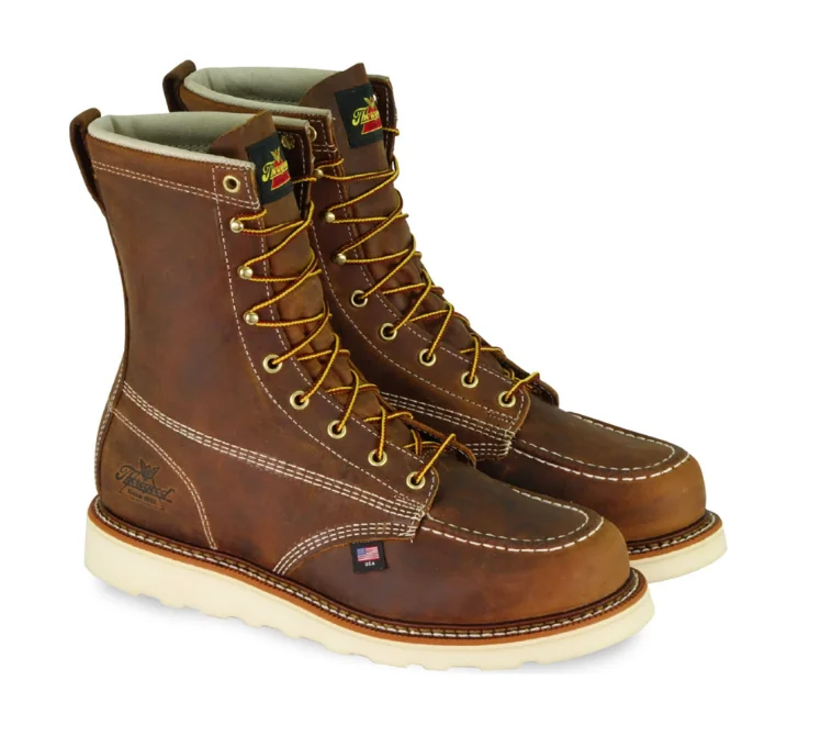 Men's work & safety boots with a toe cap made of aluminum alloyThorogood American Heritage 8" Wedge Sole Work Boot