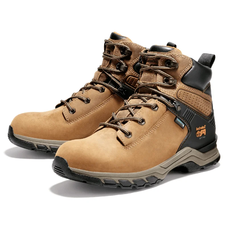 Men's work & safety boots with a durable rubber outsole for traction on rough terrainTimberland Pro Hypercharge 6" Composite Toe Work Boot