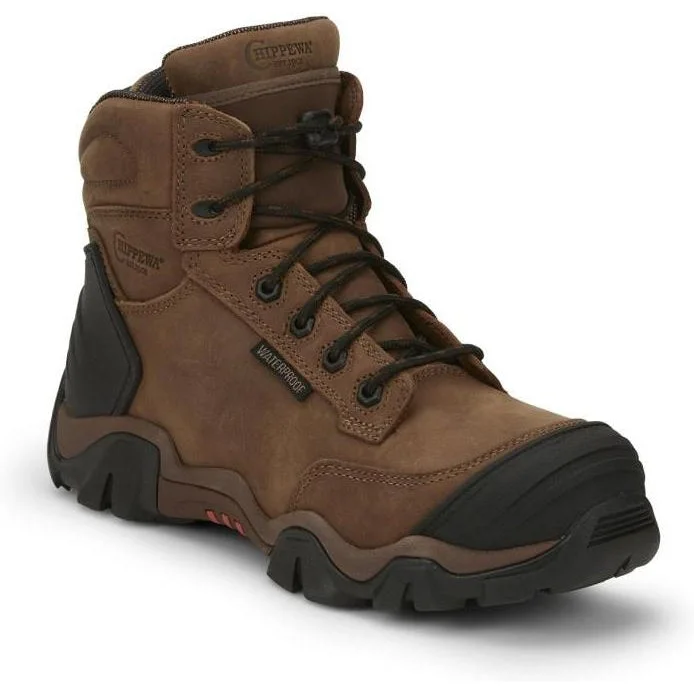 Men's anti - static work & safety boots for electronics industryChippewa Men's Cross Terrain 6" Comp Toe WP Lace Up Work Boot - AE5003