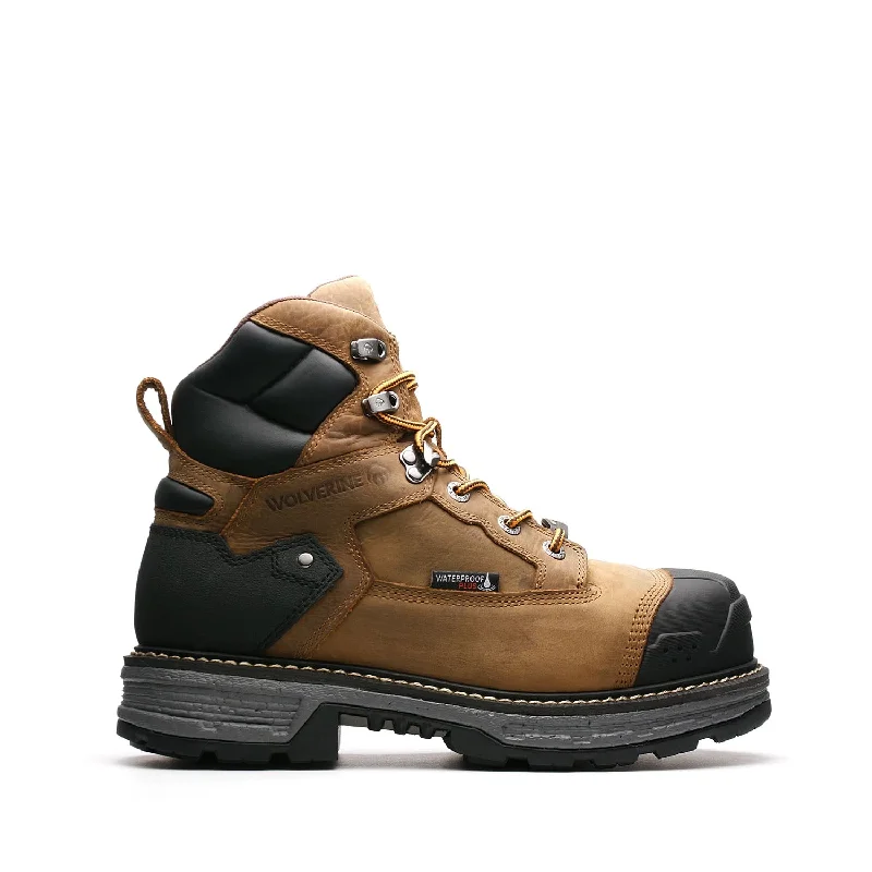 Men's work & safety boots with a reinforced heel counter for stabilityHellcat HD Carbon-Toe Waterproof UltraSpring™ Work Boot Brown