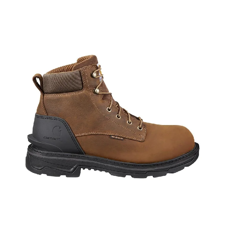 Men's heat - resistant work & safety boots for foundry jobs6" Ironwood Waterproof Alloy Toe Work Boot Brown