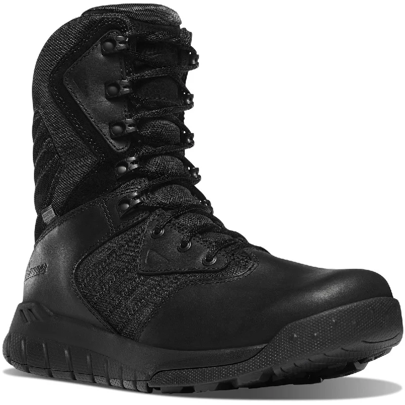 Men's waterproof steel - toe work & safety boots for wet environmentsDanner Men's Instinct tactical 8" WP Side Zip Ins Work Boot- Black - 25331