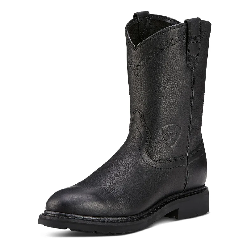 Men's work & safety boots with a quick - lace system for easy on and offSierra Soft-Toe Boot Black