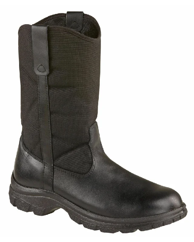 Men's work & safety boots with a chemical - resistant rubber soleMen's Wellington Duty Boots