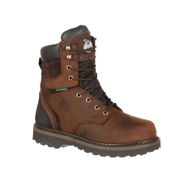 Men's high - ankle support work & safety boots for construction sitesGeorgia Boot Brookville Waterproof Work Boot G9134