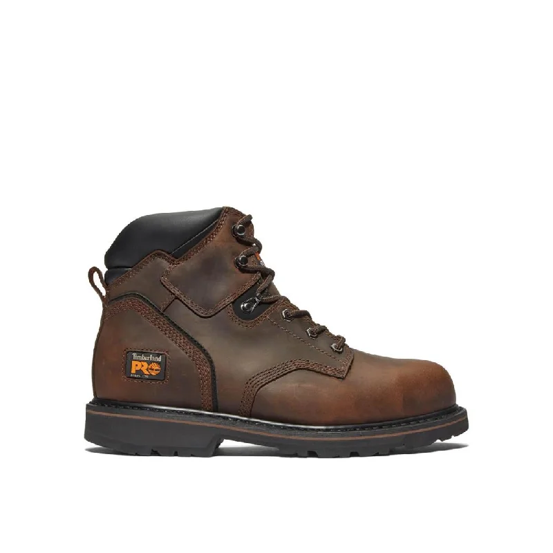 Men's work & safety boots with a cushioned midsole for comfortPit Boss 6 Inch Steel-Toe Work Boot Brown