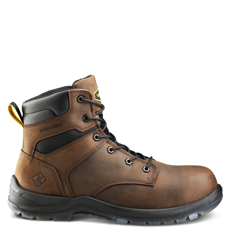 Men's electrical - hazard resistant work & safety boots with composite toeMen's Terra Brown Byrne 6" Waterproof Work Boot 839BDB