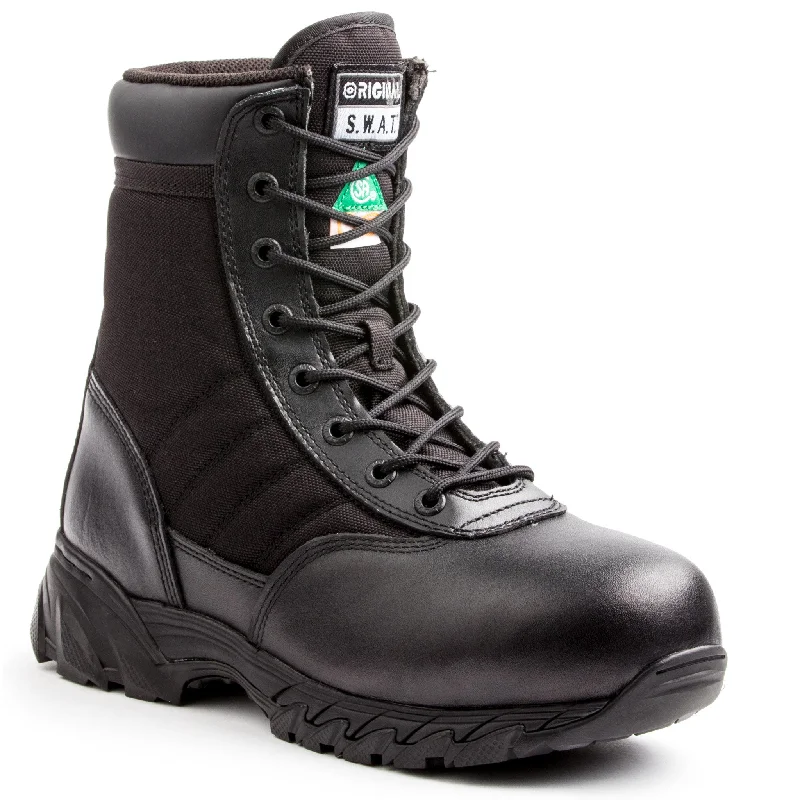 Men's work & safety boots with a breathable waterproof membrane like Gore - TexOriginal SWAT Classic 225001 CSA Unisex 9" Composite Toe Work Boot