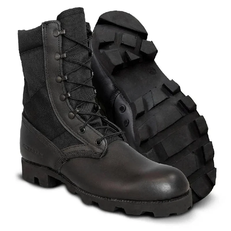 Men's work & safety boots with a moisture - wicking lining for dry feetALTAMA Hot Weather 10.5 Inch Black Jungle Boot  315501