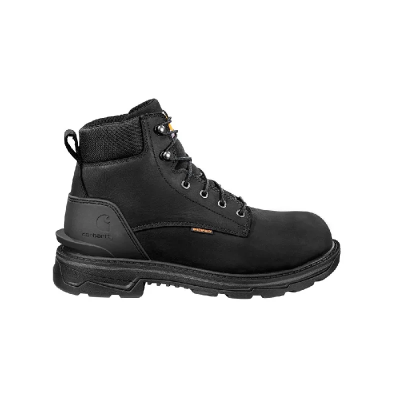 Men's carbon fiber toe work & safety boots for lightweight protection6" Ironwood Waterproof Alloy Toe Work Boot Black