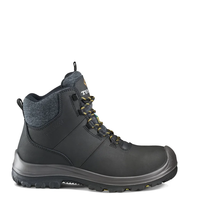 Men's work & safety boots with a high - traction lug pattern for uneven groundWomen's Terra Black Findlay 6" Waterproof Work Boot 839LBK