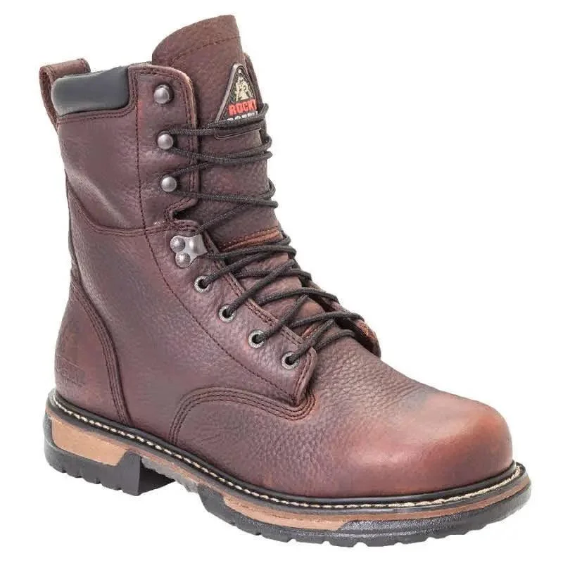 Men's slip - resistant work & safety boots for oily surfacesROCKY IRONCLAD MENS WATERPROOF WORK BOOT 5693