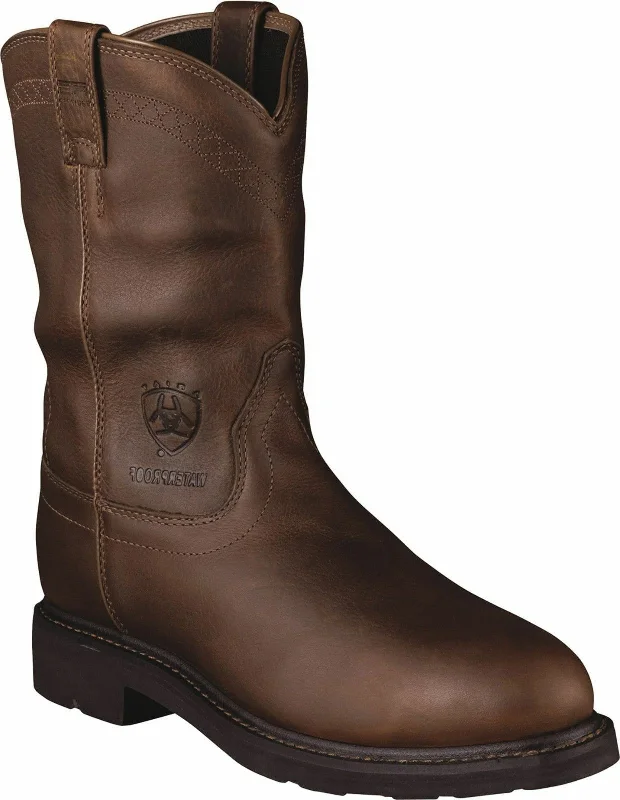 Men's work & safety boots with a moisture - wicking lining for dry feetAriat Men’s Sierra H2O Boots in Sunshine 10002385