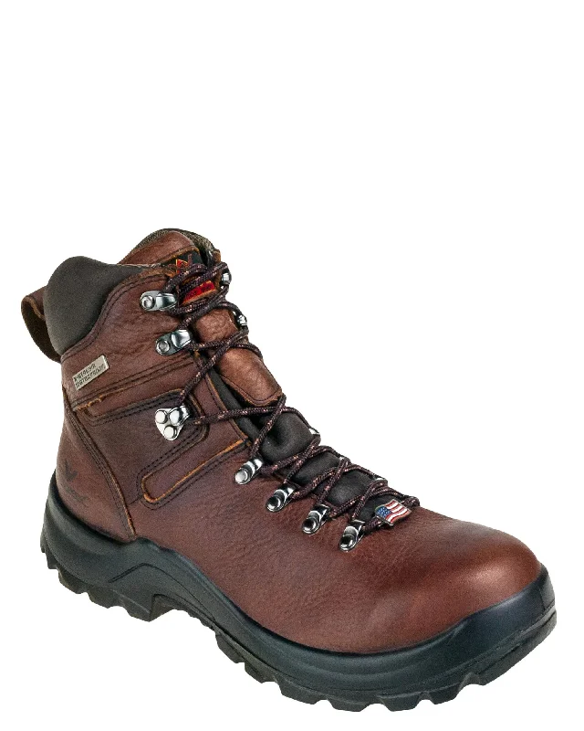 Men's water - repellent leather work & safety boots for outdoor workMen's Omni H20 6" Work Boots