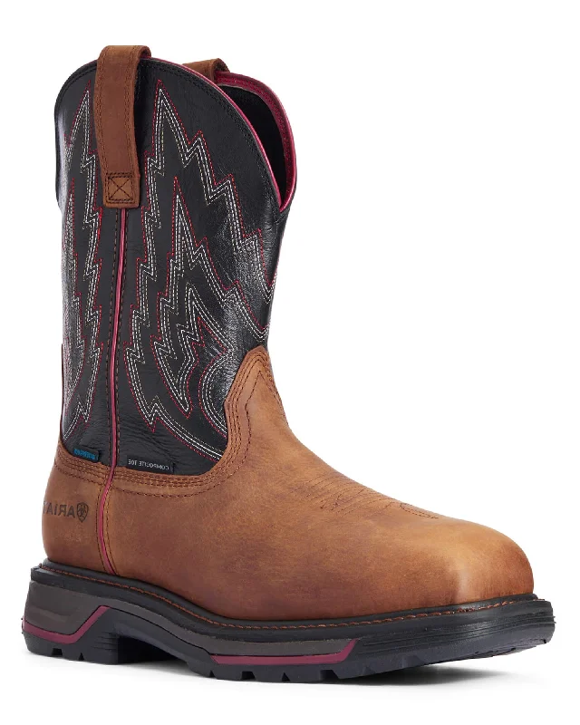 Men's work & safety boots with a breathable waterproof membrane like Gore - TexMen's Big Rig H20 CT Work Boots