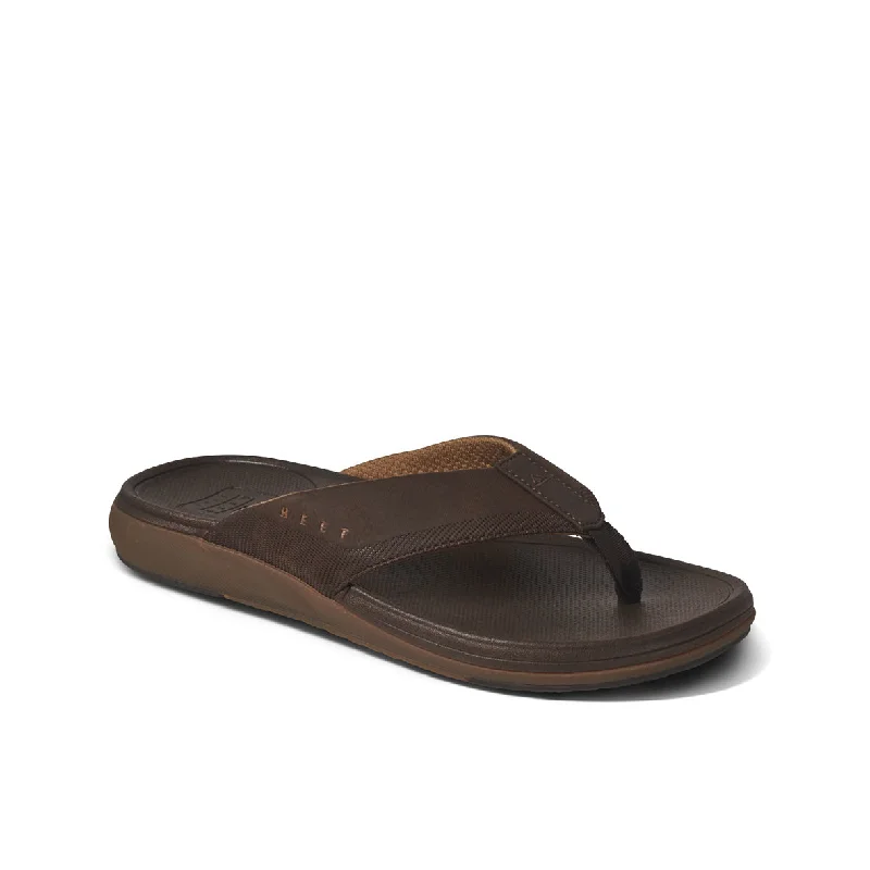 Men's sandals with a buckle closureMens Cushion Norte - Dark Brown