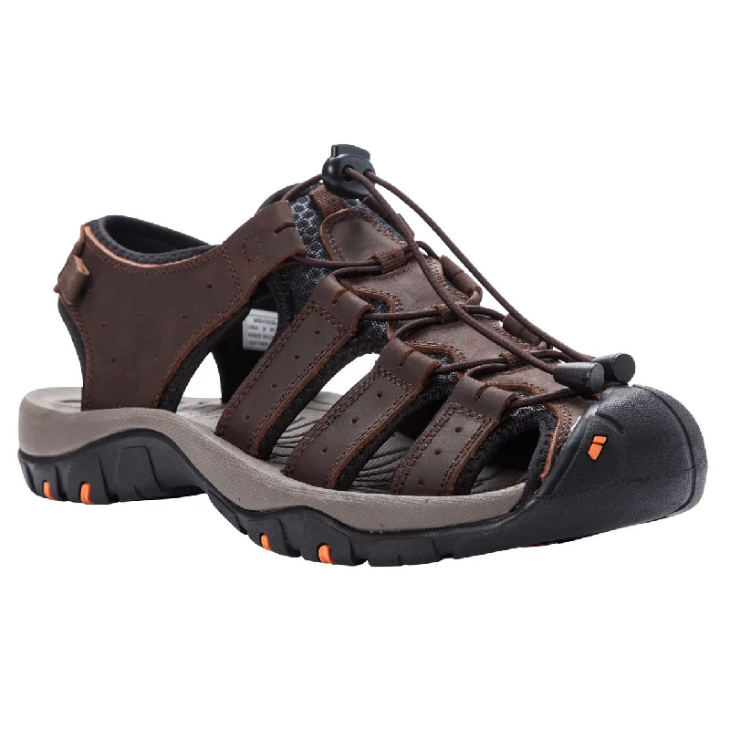 Men's sandals with a decorative buckle or charmPropet Men's Kona Sandal MSV002L