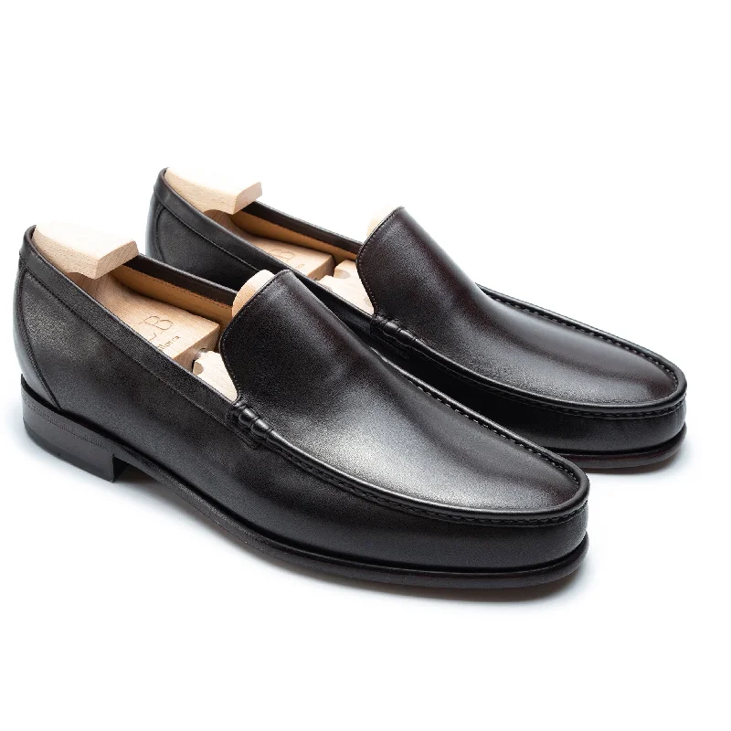 Men's leather loafers with a penny slotKIOWA 2509