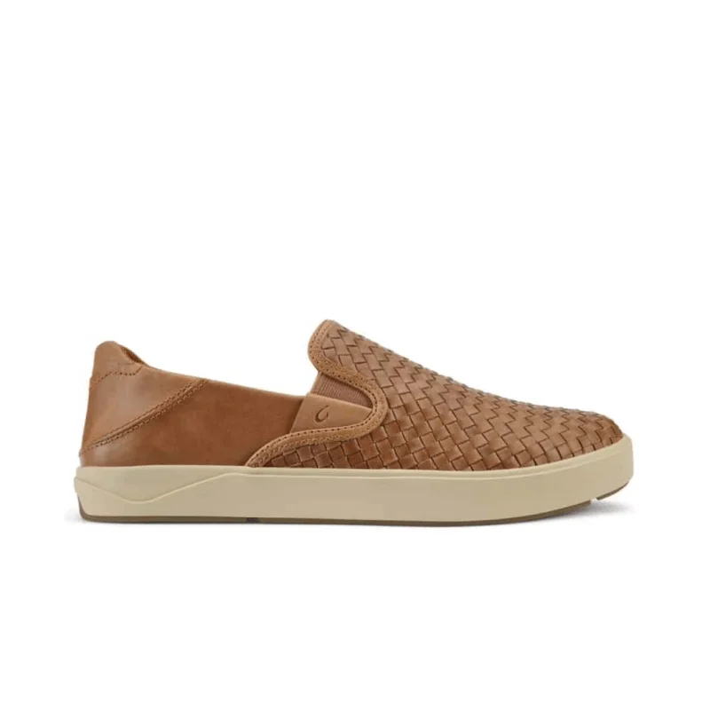 Men's loafers with a contrast stitching detailOlukai Men's Lae'ahi Lauhala - Fox