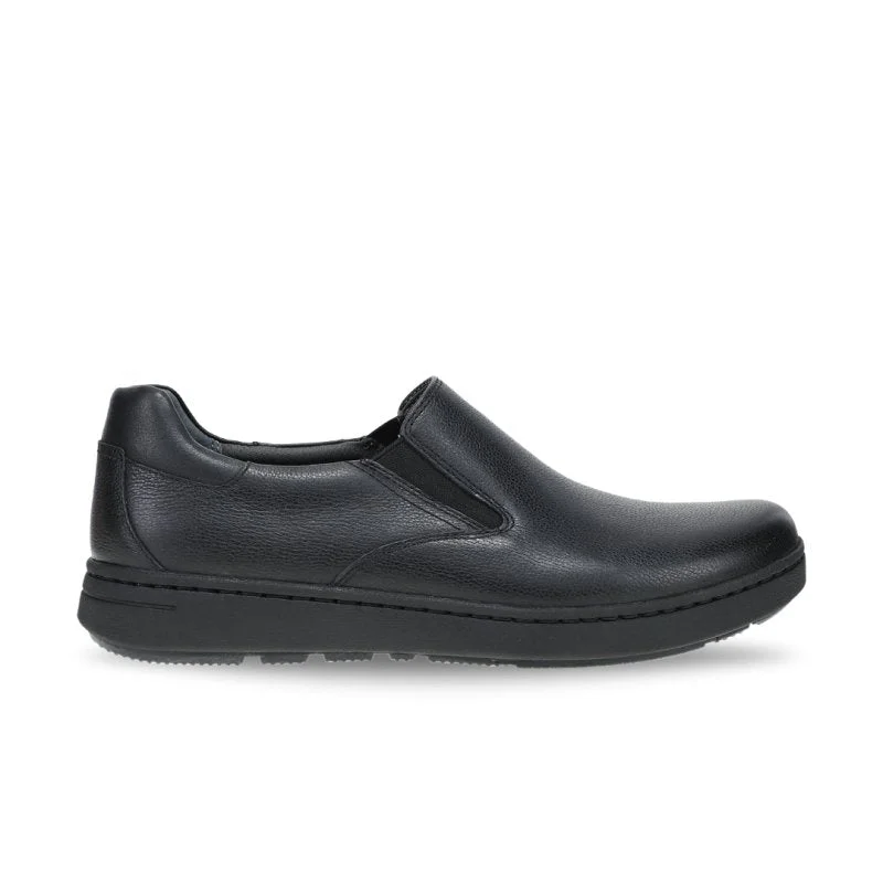 Men's loafers with a removable insole for cleaningDansko Men's Thomas - Black Waterproof