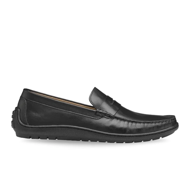 Suede men's loafers for a soft and luxurious feelJohnston & Murphy Men's Nichols Penny - Black