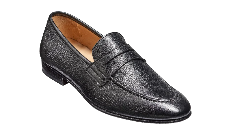 Men's loafers with a cushioned footbedLedley - Black Deerskin