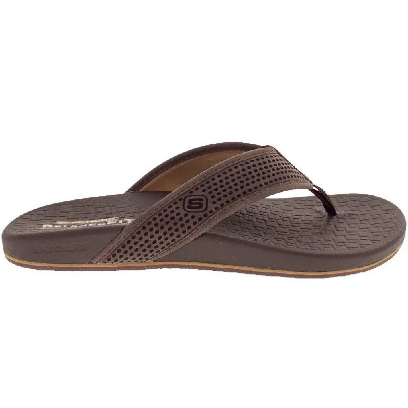 Men's sandals with a contrast stitching detailPelem-Emiro DKBR