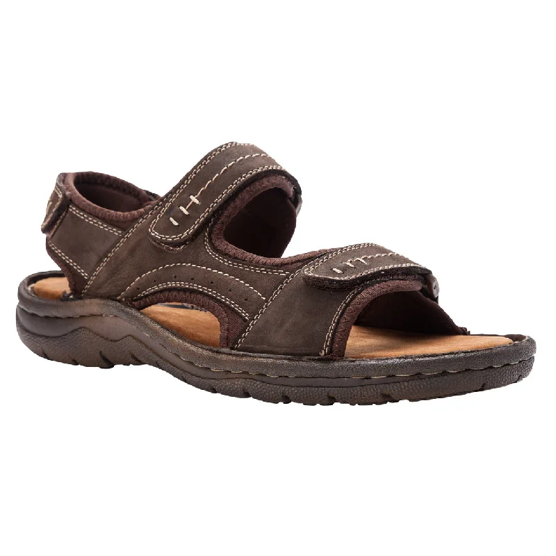 Men's leather sandals with an adjustable strapPropet Men's Jordy MSO023L Sandal