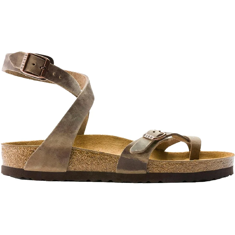 Men's leather sandals with an adjustable strapMen's leather sandals with an adjustable strapWomen's Birkenstock Yara Tobacco Oiled Leather