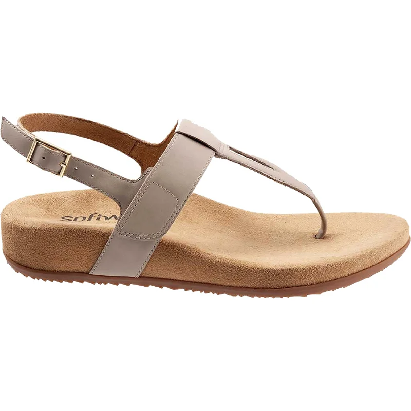 Men's sandals with a toe post designMen's sandals with a toe post designWomen's SoftWalk Brea Grey Leather