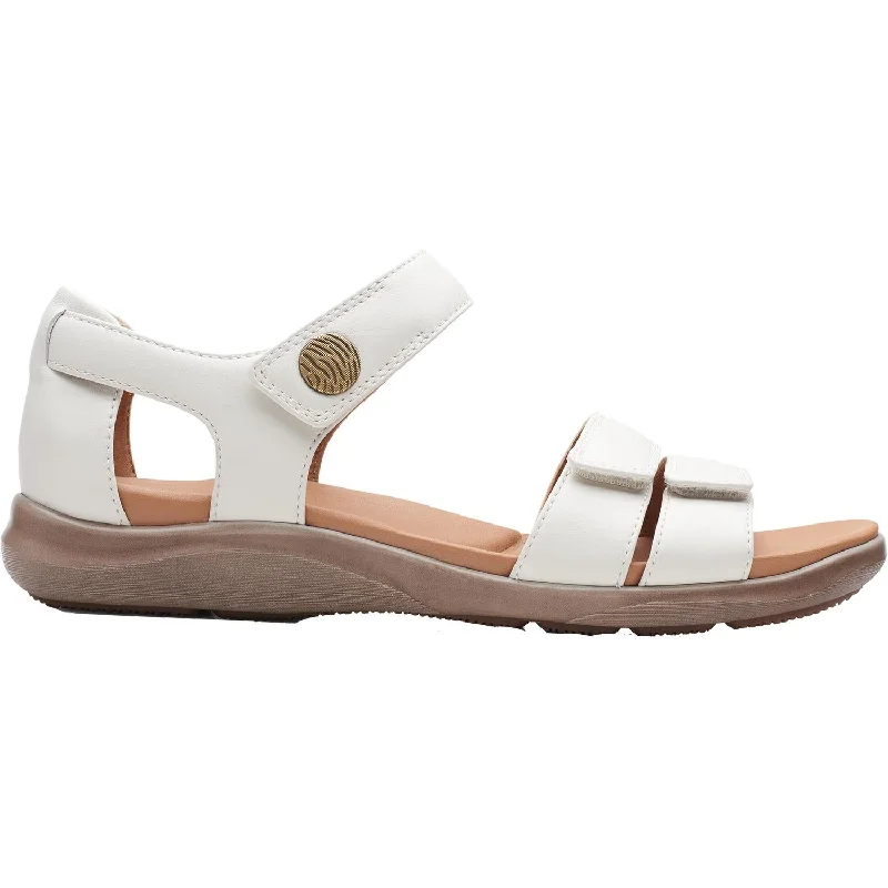 Men's sandals with a removable insole for cleaningMen's sandals with a removable insole for cleaningWomen's Clarks Kylyn Strap White Leather