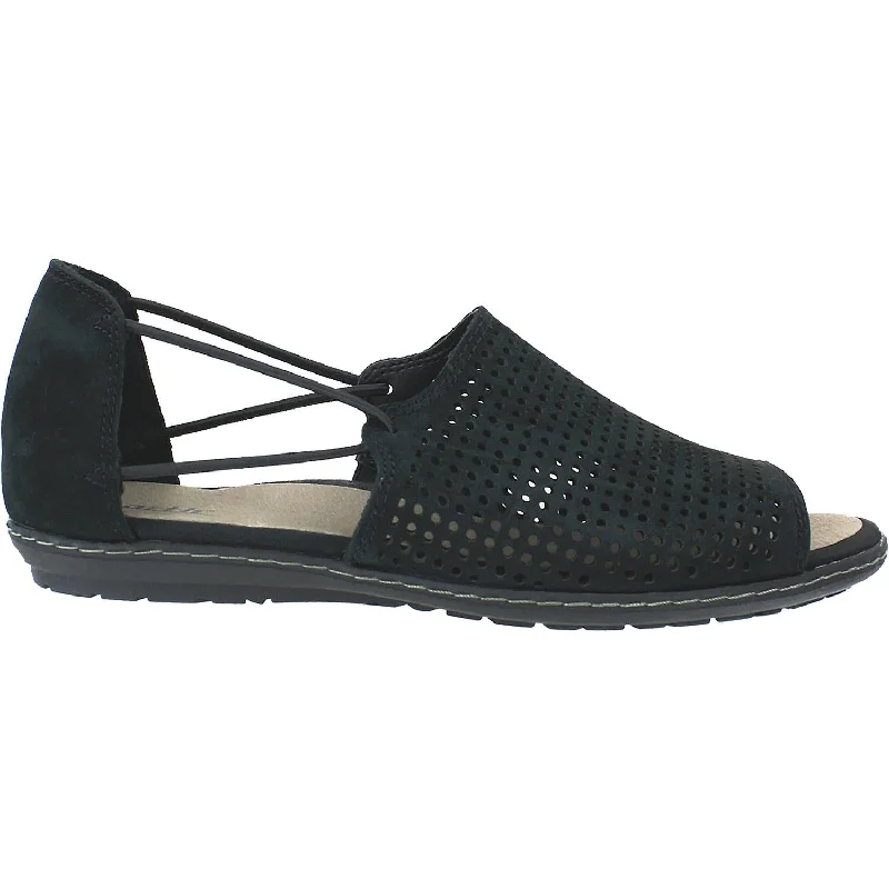 Men's sandals with a stretchy strap for a better fitMen's sandals with a stretchy strap for a better fitWomen's Earth Shelly Black Nubuck