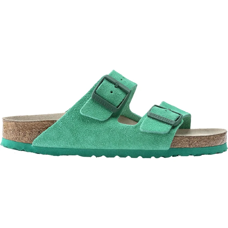 Men's sandals with a toe post designMen's sandals with a toe post designWomen's Birkenstock Arizona Soft Footbed Bold Green