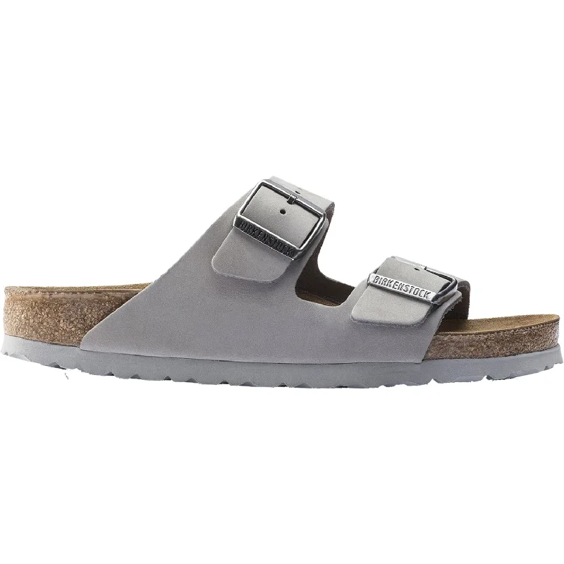 Men's sandals with a padded heelMen's sandals with a padded heelWomen's Birkenstock Arizona Soft Footbed Dove Grey Nubuck