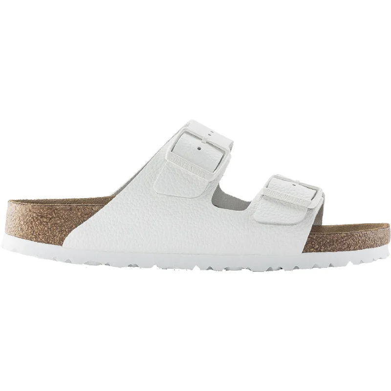 Men's sandals with a shock - absorbing insoleMen's sandals with a shock - absorbing insoleWomen's Birkenstock Arizona Soft Footbed White Leather