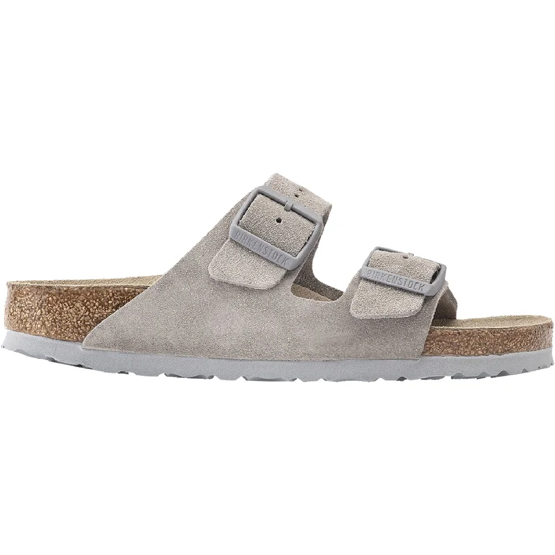 Men's sandals with a removable insole for cleaningMen's sandals with a removable insole for cleaningWomen's Birkenstock Arizona Stone Coin Suede