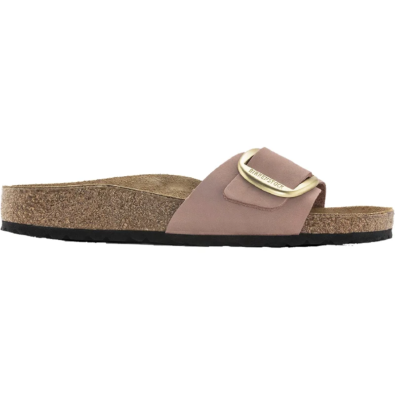 Men's sandals with a cushioned footbedMen's sandals with a cushioned footbedWomen's Birkenstock Madrid Big Buckle Old Rose Nubuck